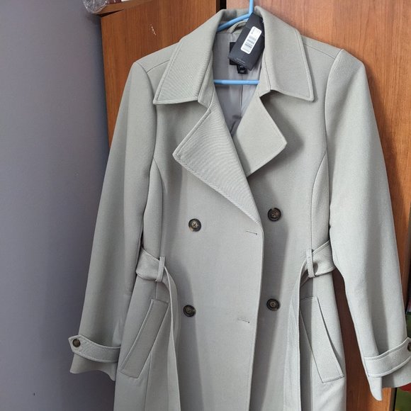 Brand New - RW&Co Double Breasted Trench Coat, Medium - Picture 1 of 4